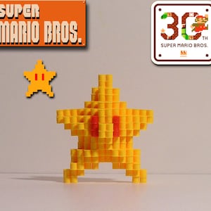 SUPER MARIO BROS. - 3D Star (Pixel Bead Figure)