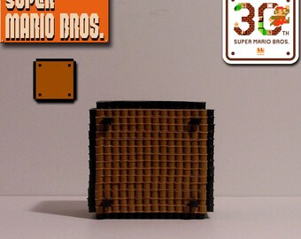 SUPER MARIO BROS. - 3D Blank Block (Pixel Bead Figure)