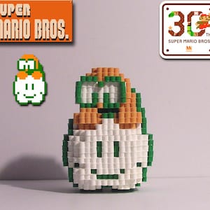 SUPER MARIO BROS. - 3D Lakitu (Pixel Bead Figure)
