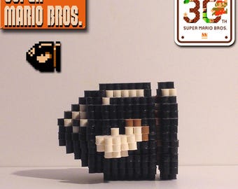 SUPER MARIO BROS. - 3D Bullet Bill (pixel Bead Figure) - Etsy