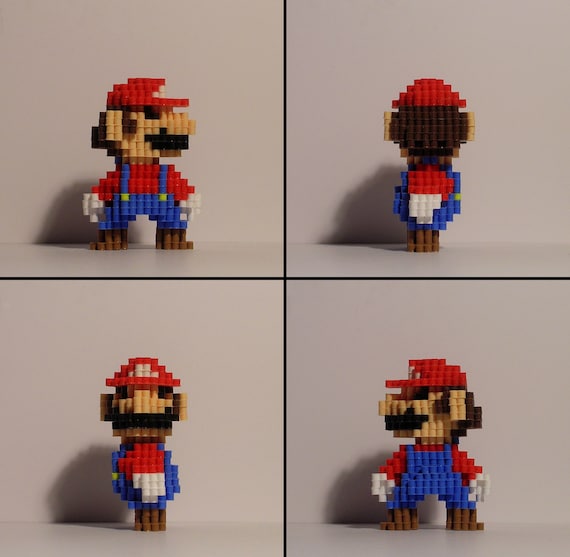 PIXEL PALS スーパーマリオブラザーズ3 マリオ フィギュア マリオ PDP Pixel Pals ピクセル パルス ライトパネル 海外