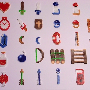 LEGEND OF ZELDA - All of Treasures Items (Pixel Bead Sprites)