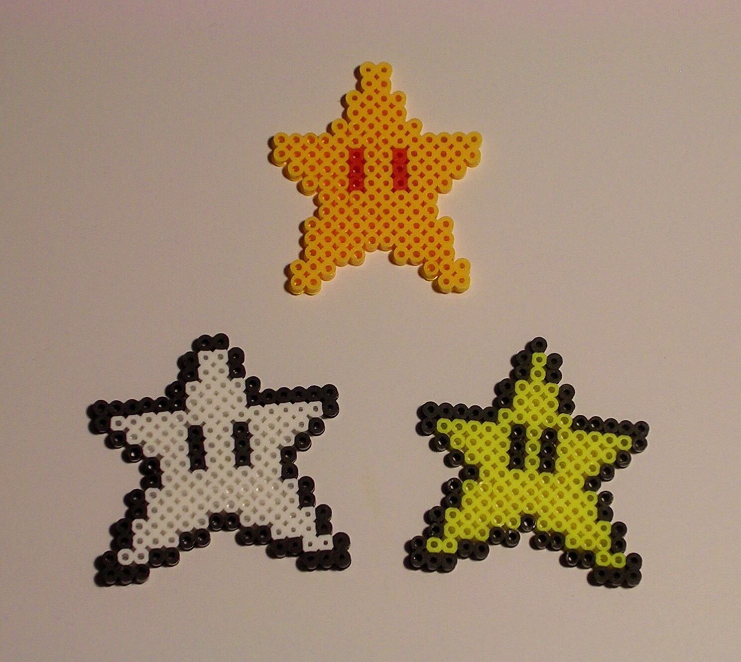 Super Mario Bros Invincibility Star Power Up Pixel Bead Etsy