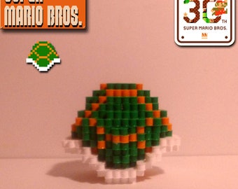 SUPER MARIO BROS. - 3D Koopa Shell (Pixel Bead Figure)