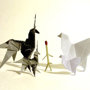  Origami Unicorn Sci-Fi Movie Aesthetic Blade Cyberpunk