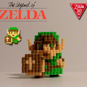 The Legend Of ZELDA - 3D Link (Pixel Bead Figure)