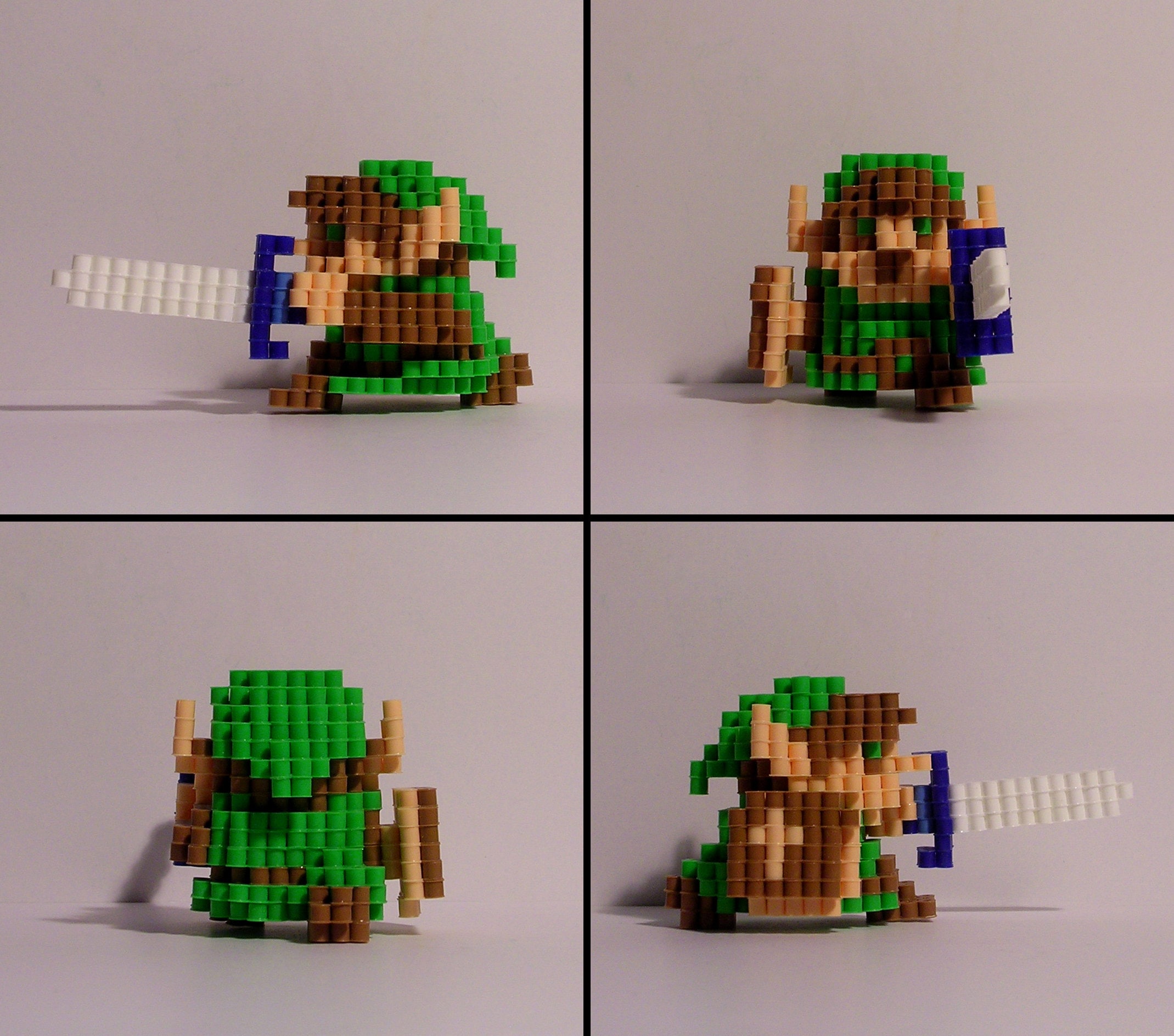 The Pixel of Zelda: Link, Lego sprite mosaic of Link from T…