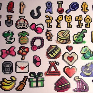 LINK&#39;S AWAKENING - Items (Pixel Bead Sprites)