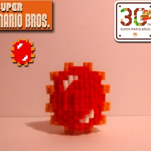 SUPER MARIO BROS. - 3D Spiny Egg (Pixel Bead Figure)