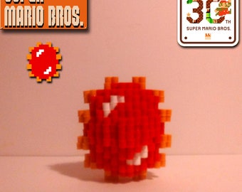 SUPER MARIO BROS. - 3D Spiny Egg (Pixel Bead Figure)