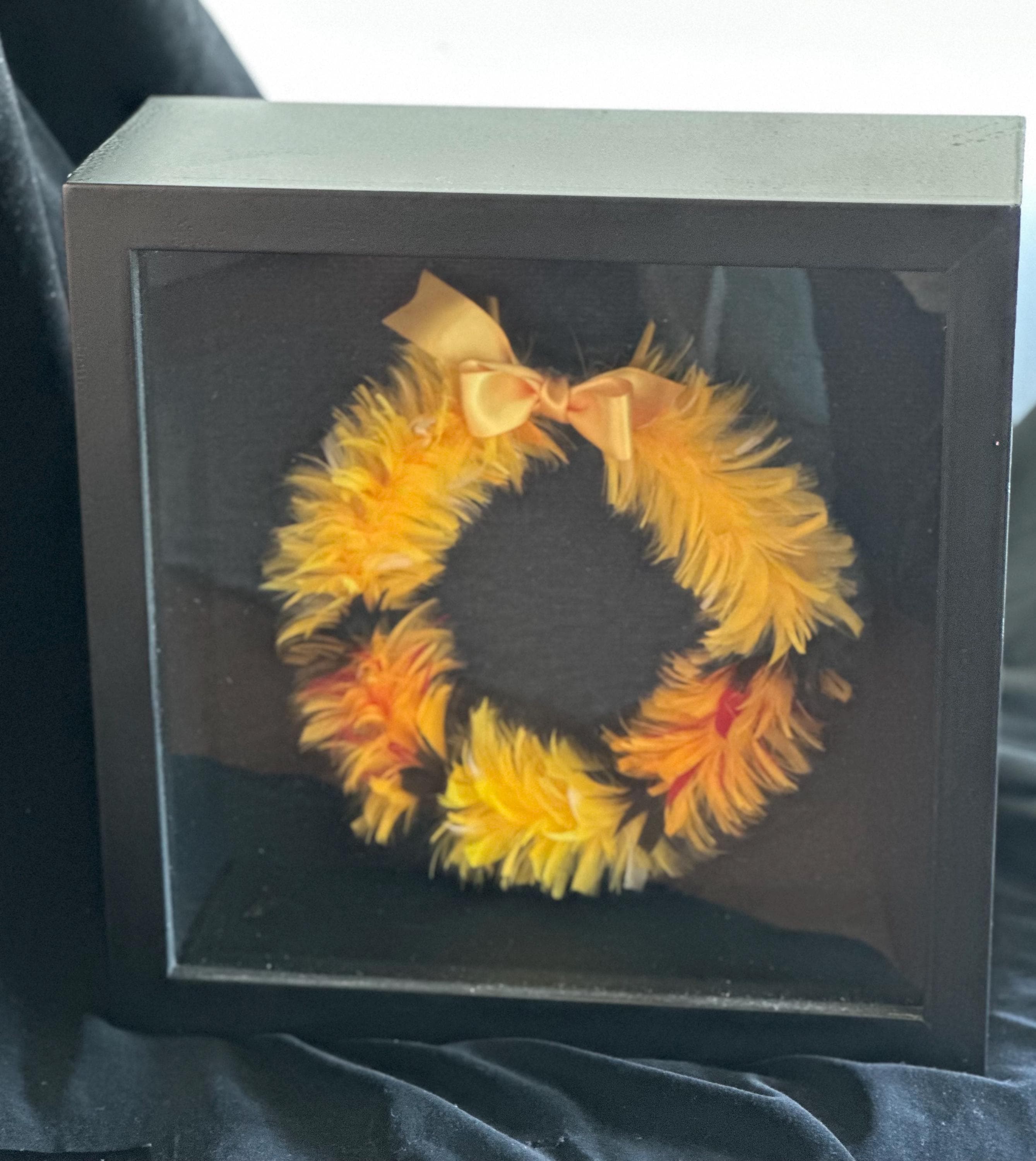 Hawaiian Feather Lei, FRAMED, Lei Hulu Poepoe - Etsy
