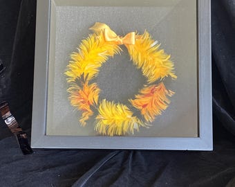 Hawaiian Feather Lei, FRAMED, Lei Hulu Poepoe - Etsy