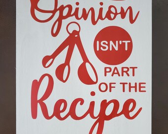 Kitchen Painted Wood Signs 9in x 12in