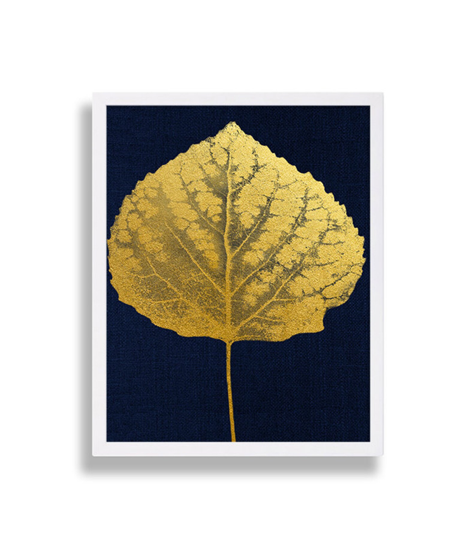 Two Gold Leaf Art Prints Beautiful Art Living Room Decor Gold Etsy UK