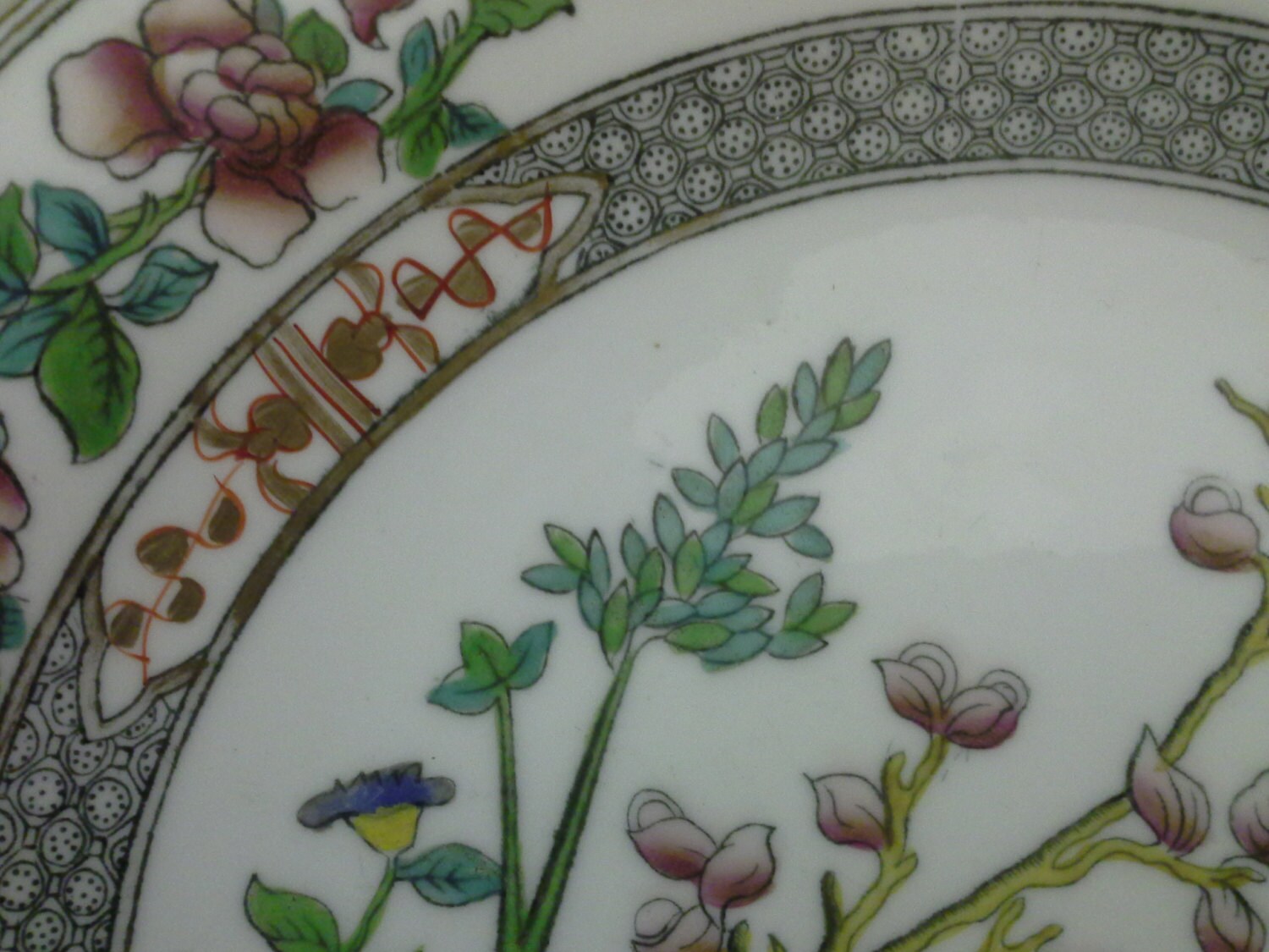 Indian Tree Pattern Plate (unmarked) - Etsy UK