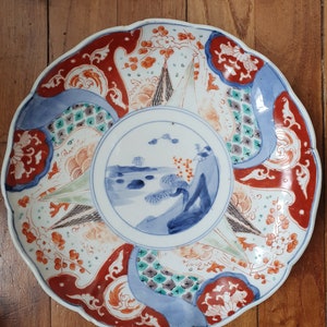 Japanese late 19th c Arita plate