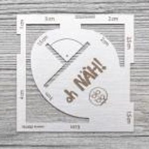 DORTEX "SchablohNÄH!" - Modello da sarto in acciaio inossidabile di alta qualità