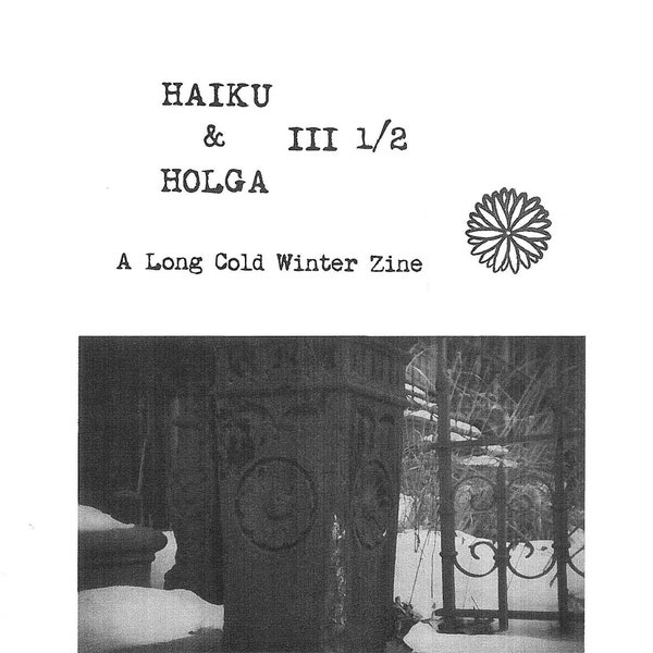 Haiku & Holga Zine III 1/2