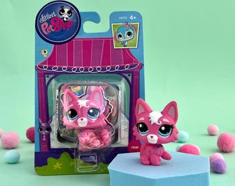 LPS Littlest Pet Shop Oryginalny RZADKI NIB Nowy w pudełku wilk kot #3561 / vintage Hasbro nostalgia