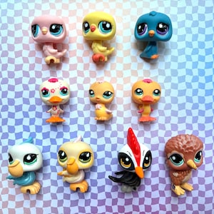 LPS Littlest Pet Shop - ELIGE una mascota: 10 mascotas animales para elegir - Hasbro Auténticas / Figuras coleccionables Y2K Nostálgicas Y2K