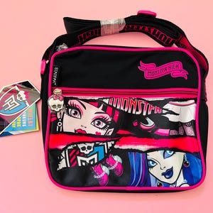 Monster High Vintage EURO mini shoulder bag Draculaura Spectra 2000s kids halloween skull / y2k nostalgia