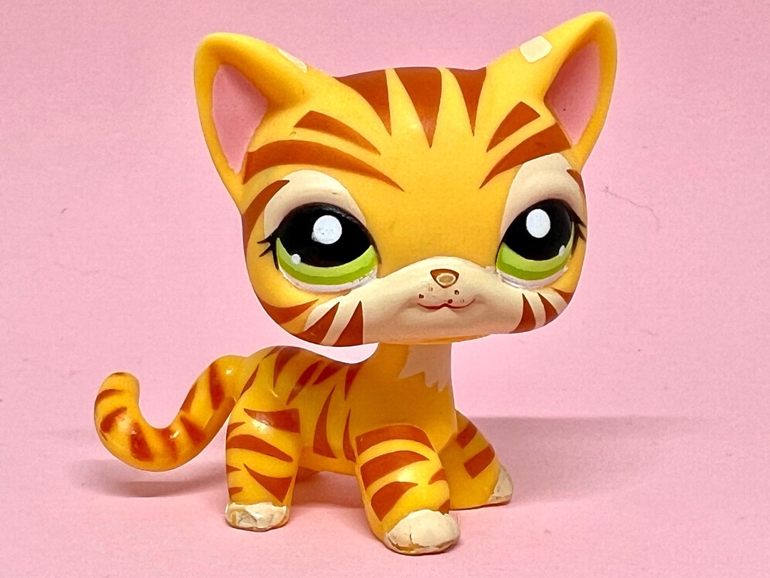 Littlest Pet Shop Authentic LPS Shorthair Cat 1451 / Main 5 / Etsy