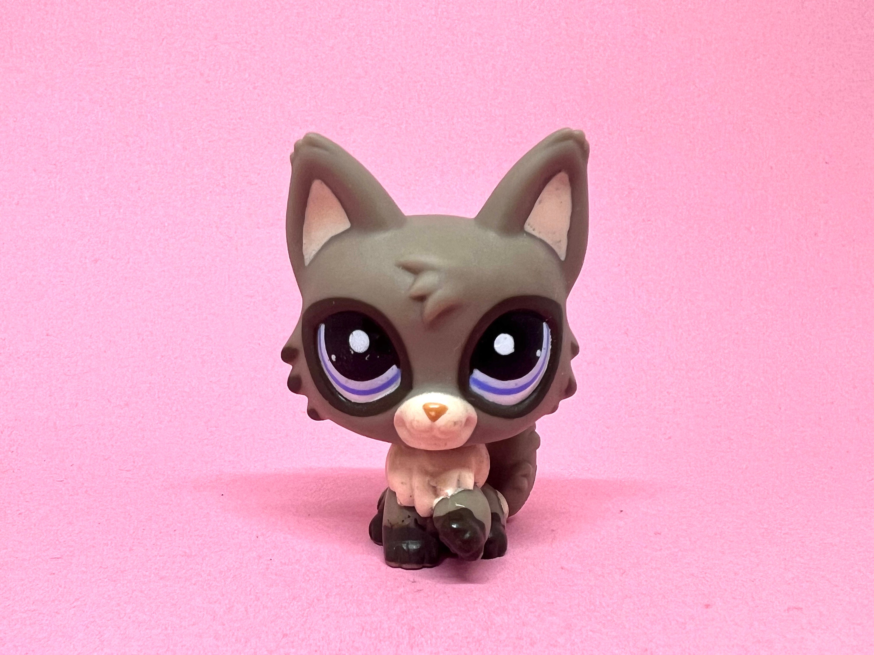 Authentic Littlest Pet Shop #428 Persian Cat Kitty / Original Hasbro LPS