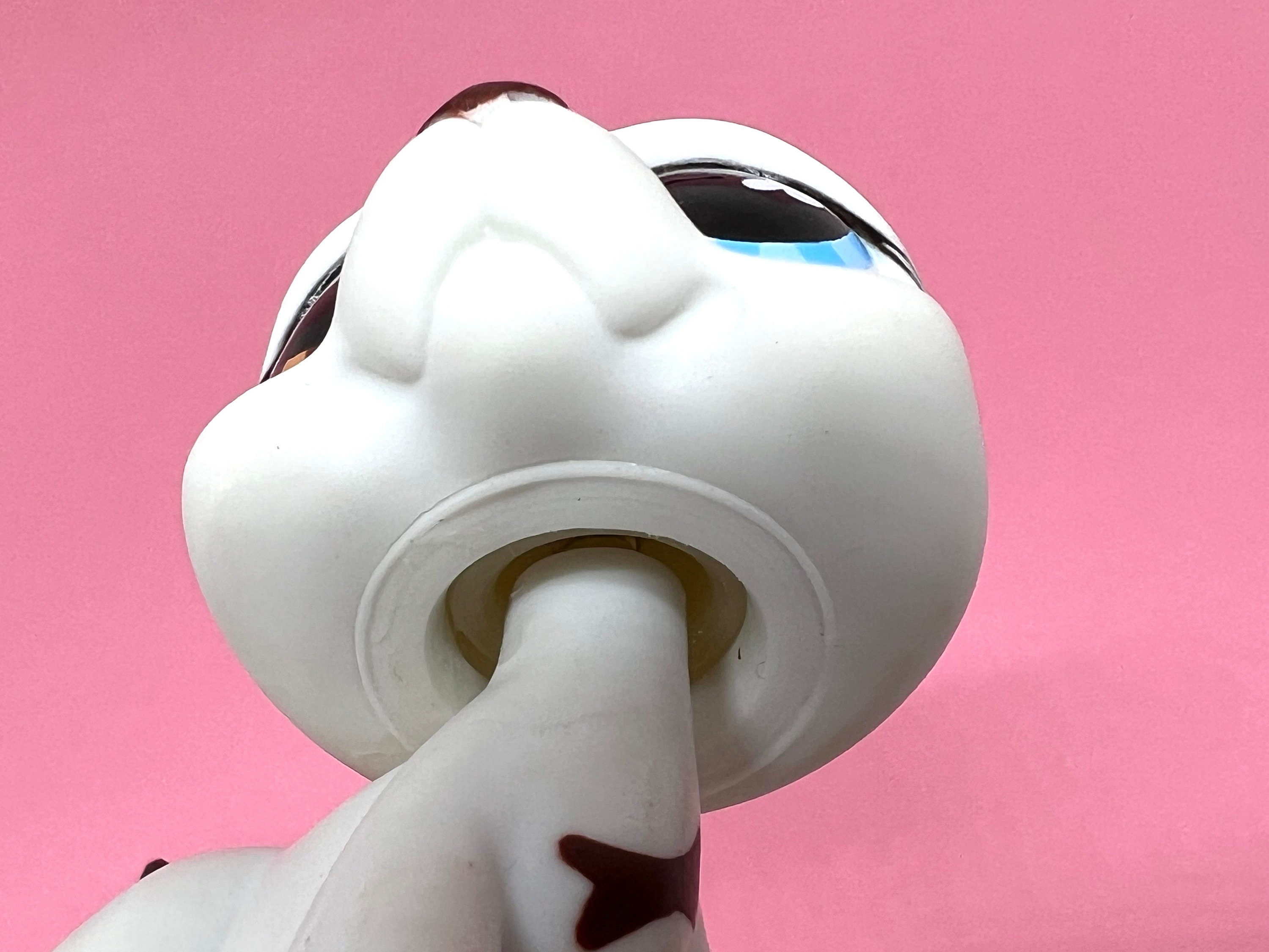 Littlest Pet Shop LPS Authentique N°577 - Great Dane Blanc - Figurine Chien