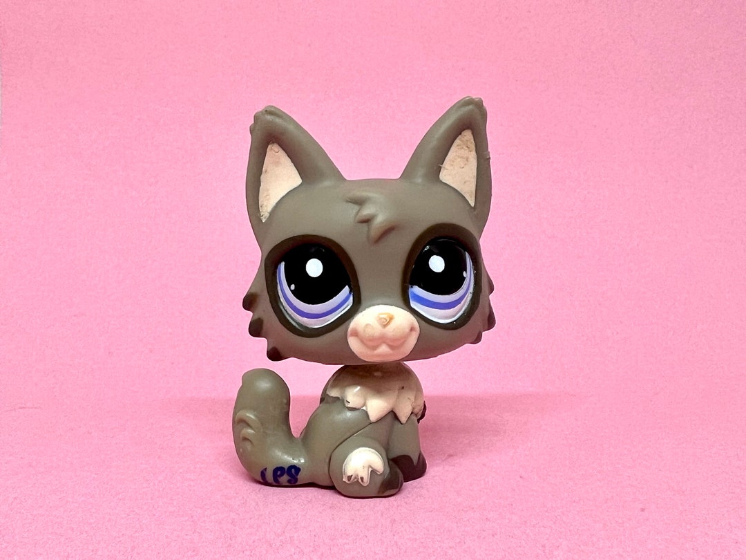 Littlest Pet Shop Authentic LPS Very Rare Wolf Cat 1953 / Etsy