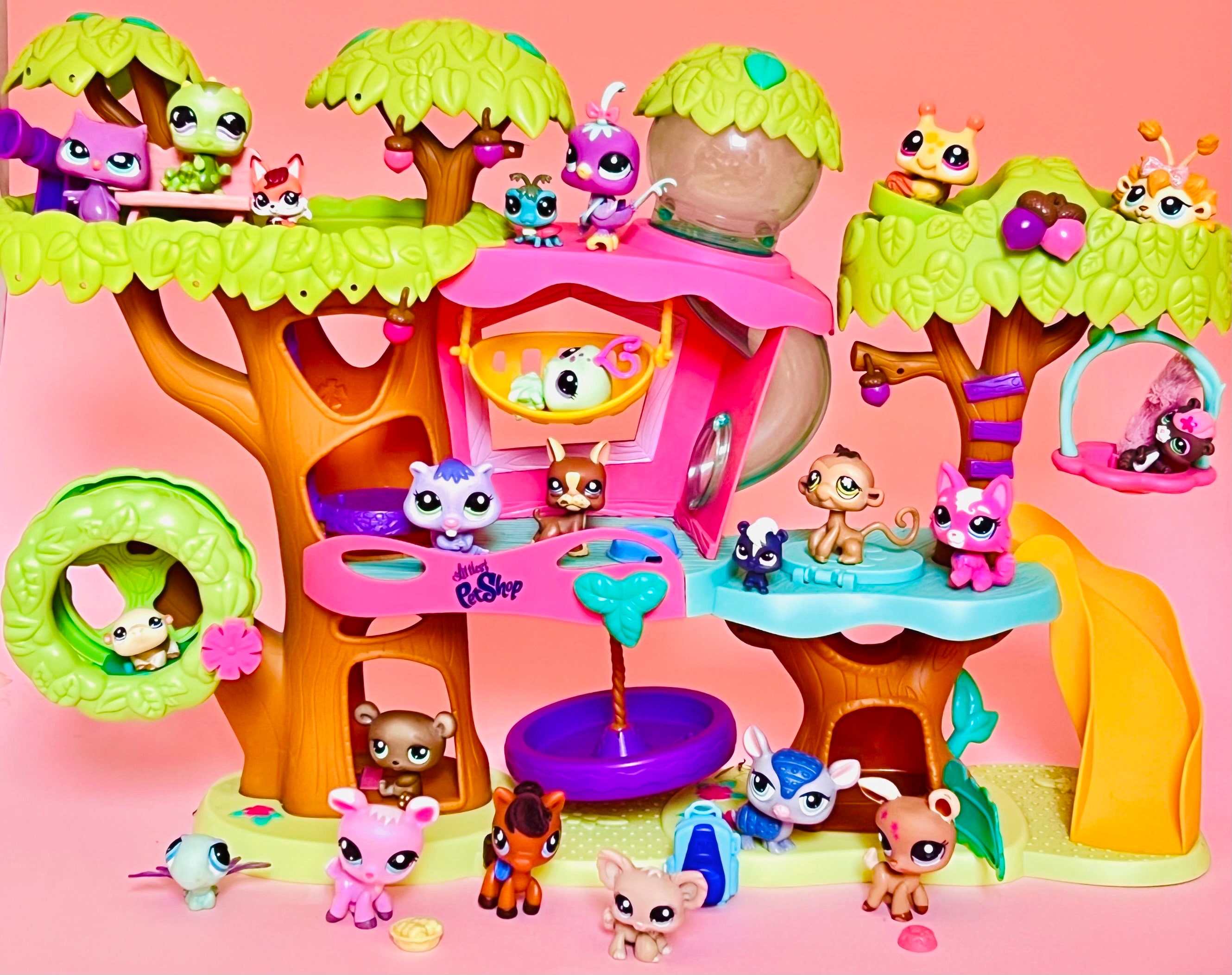 Littlest pet shop treehouse playset discount