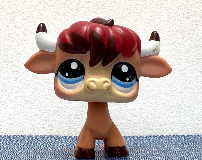 Littlest Pet Shop LPS Bull Cow #2522 RARE Authentic Vintage Toy by ...
