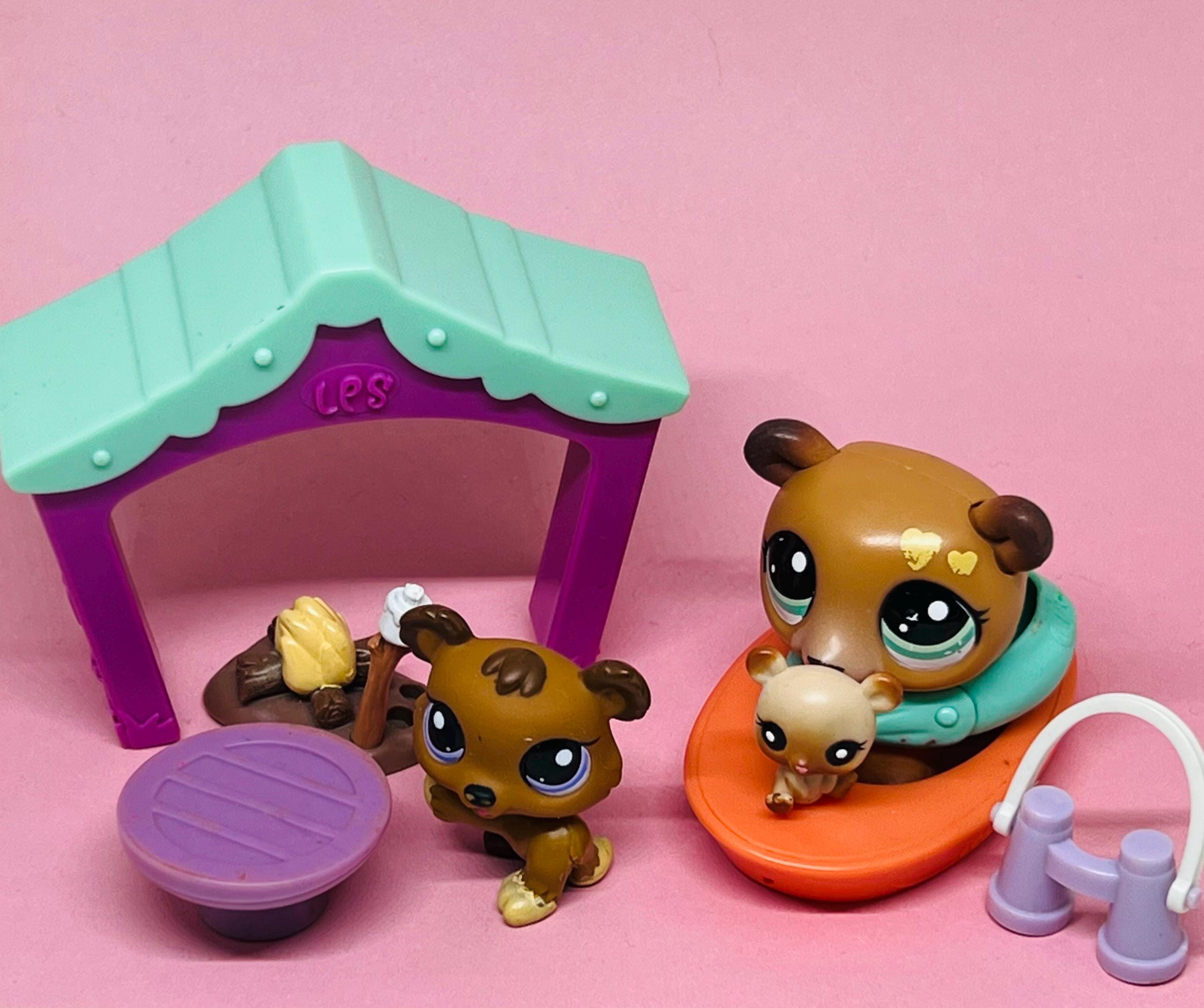 LPS Littlest Pet Shop Cutest Pets Mommy and Baby Bears #2656 #2657