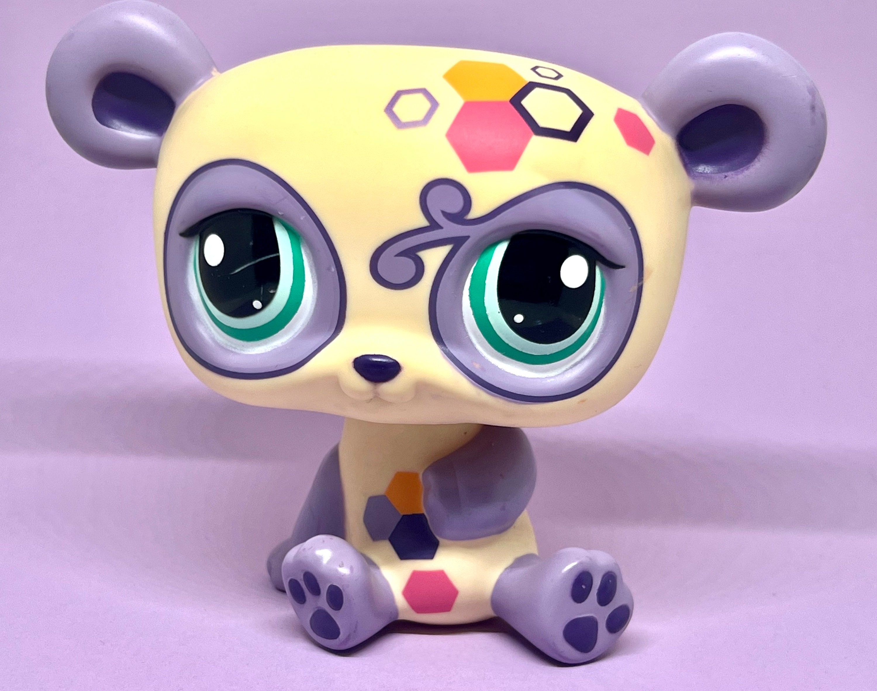 Littlest Pet Shop LPS Authentique Jumbo Déco Pet Panda Bear vintage Petshop
