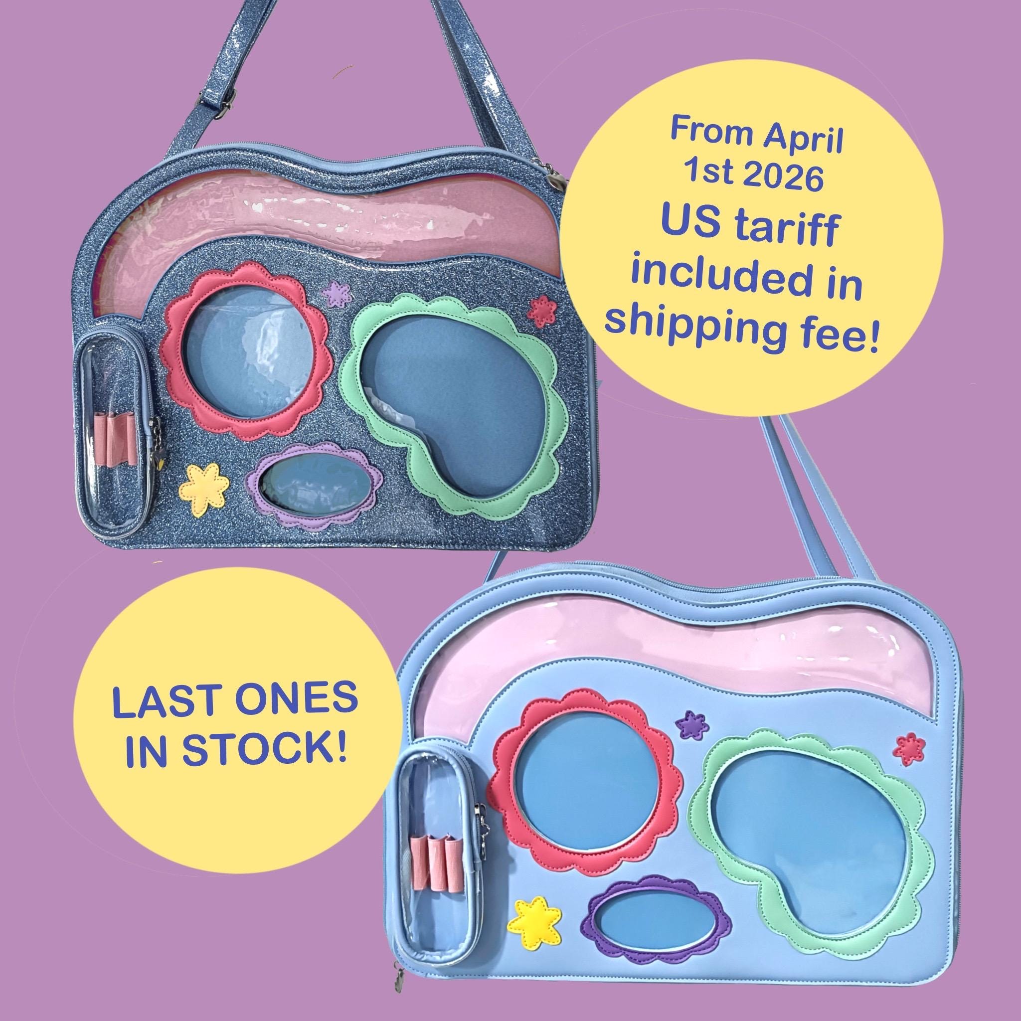 バッグ iBONITA12000 2000s Kids Nostalgia Ita Bag Shoulder Crossbody Bag 13” Laptop Bag