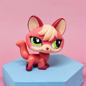 LPS Littlest Pet Shop Authentic Fox #2114 / Vintage Hasbro Y2k