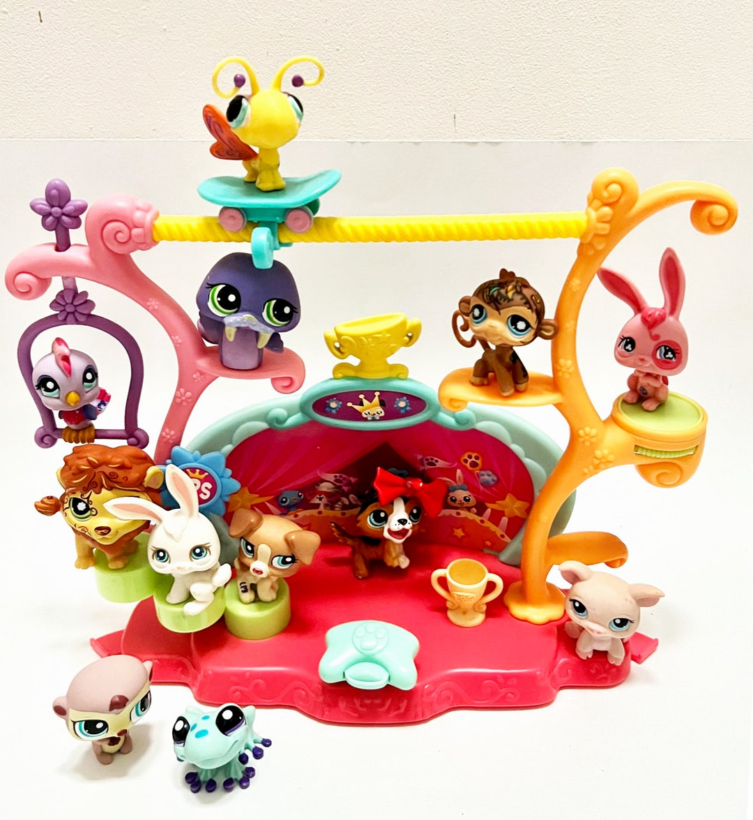 Littlest Pet Shop Authentic LPS Tricks and Talents Show Set Etsy