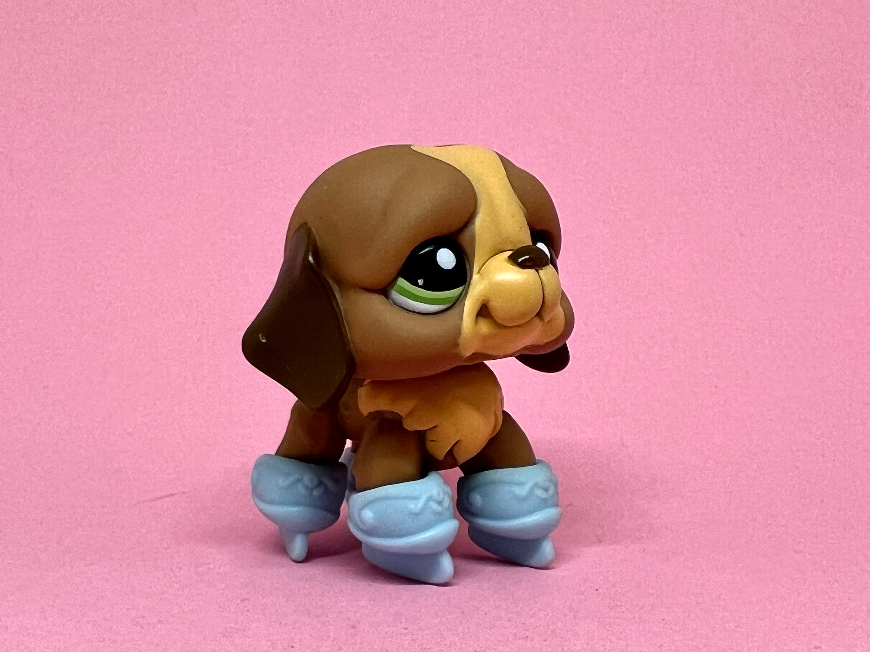 Lot Littlest Pet Shop - Chien Saint Bernard #1940 + 1118 1087 2 29 + Accessoires