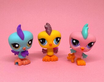 Littlest Pet Shop Hippo #2083 + Lion #2084 - Boîte Neuve Jamais Ouverte