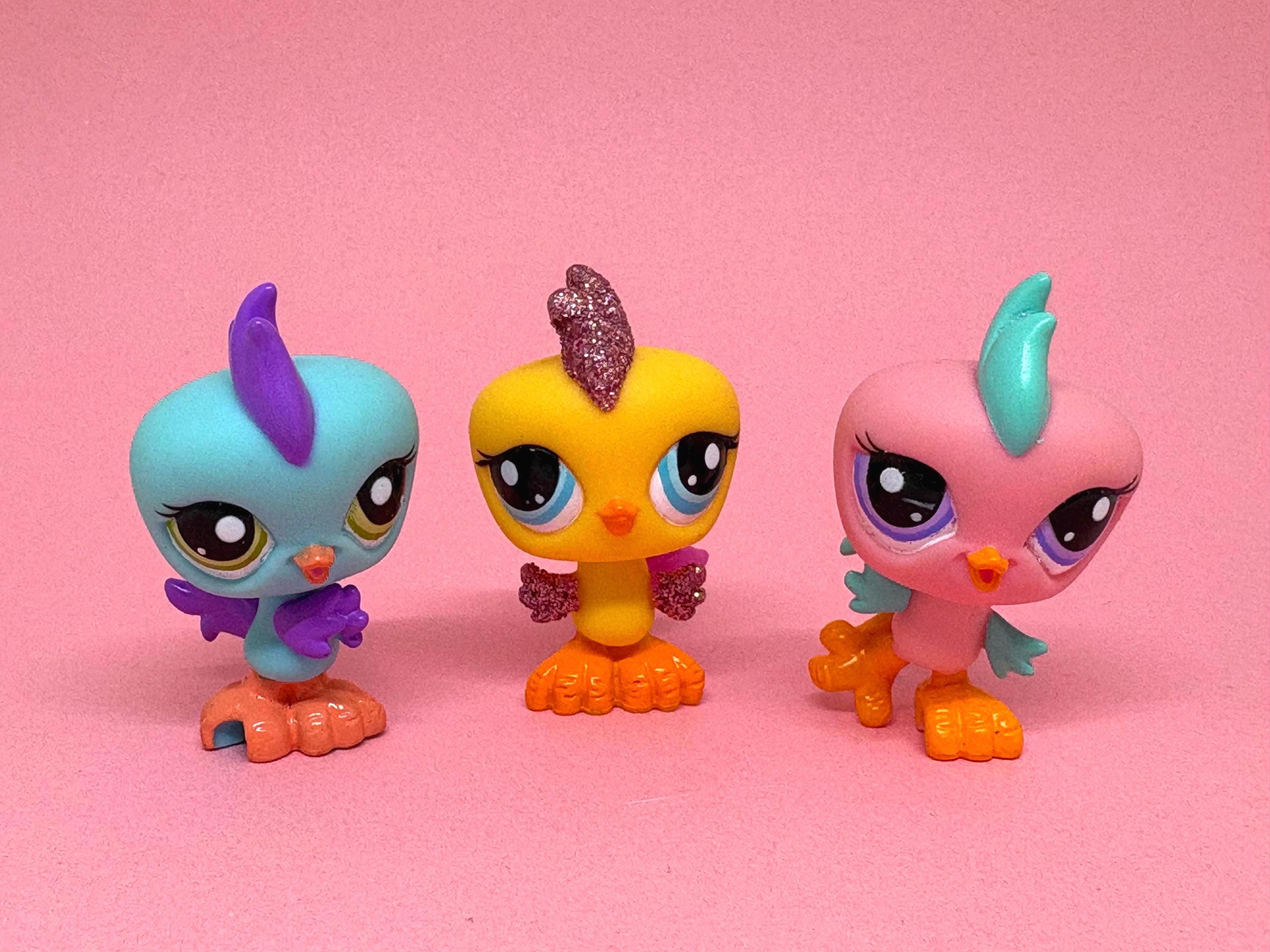 Littlest Pet Shop Authentic LPS EURO Triplets Birds PARROTS #2317 #2318  #2319 / Vintage Hasbro - Etsy, image size:3000x2250