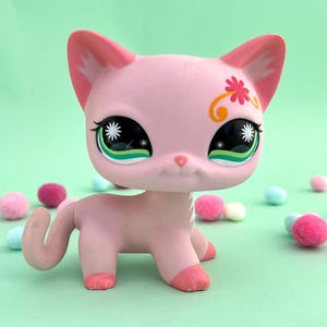 Lps Cats 5x Collectable Lps Pet,lps Rare Toy Lps Shorthair Cat Set
