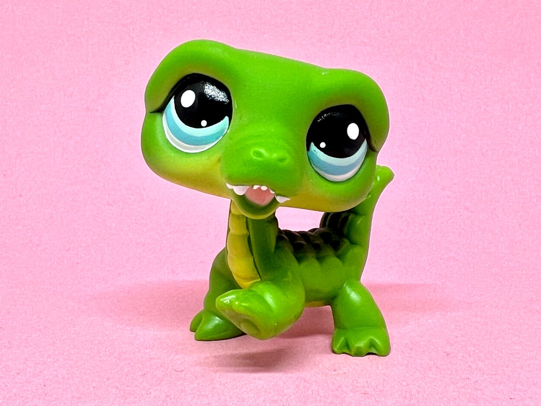 Littlest Pet Shop Authentic LPS Crocodile Alligator 987 / Etsy