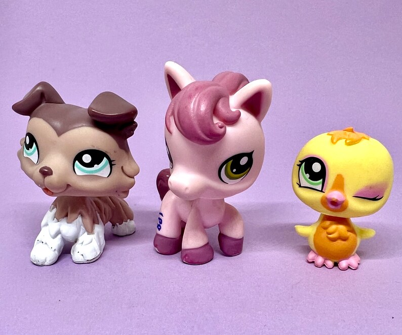 Littlest Pet Shop Authentic LPS Barnyard Pets Set / Collie Etsy