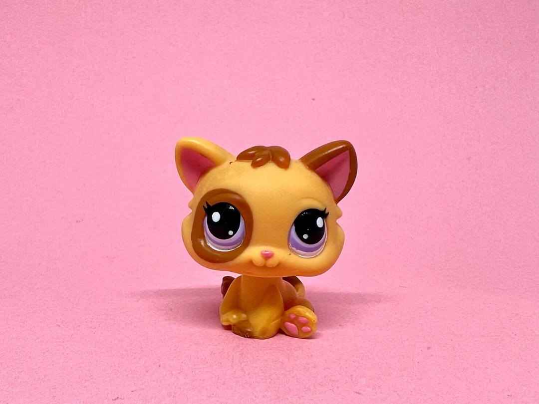 Littlest Pet Shop Authentic LPS Kitten Cat 2414 / Vintage Etsy