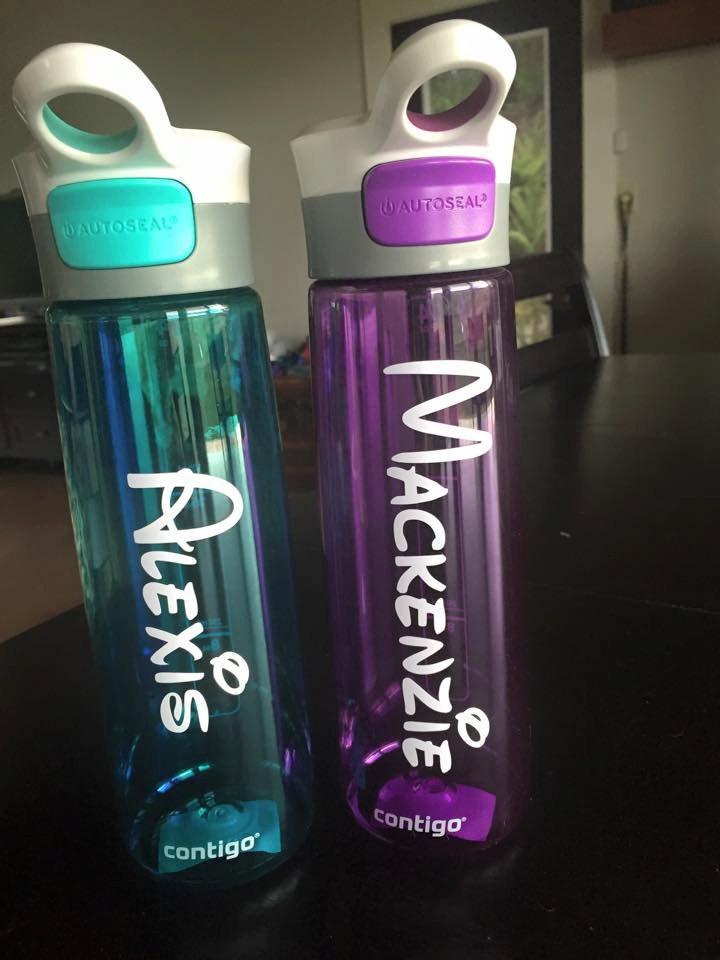 Disney Vinyl Letters for Water Bottles Etsy