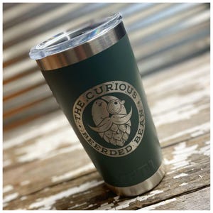 Custom Business Logo Tumbler, Engraved Company Water Bottle, Personalized Corporate Gift, Unique Client Gift, Employee Appreciation Cup