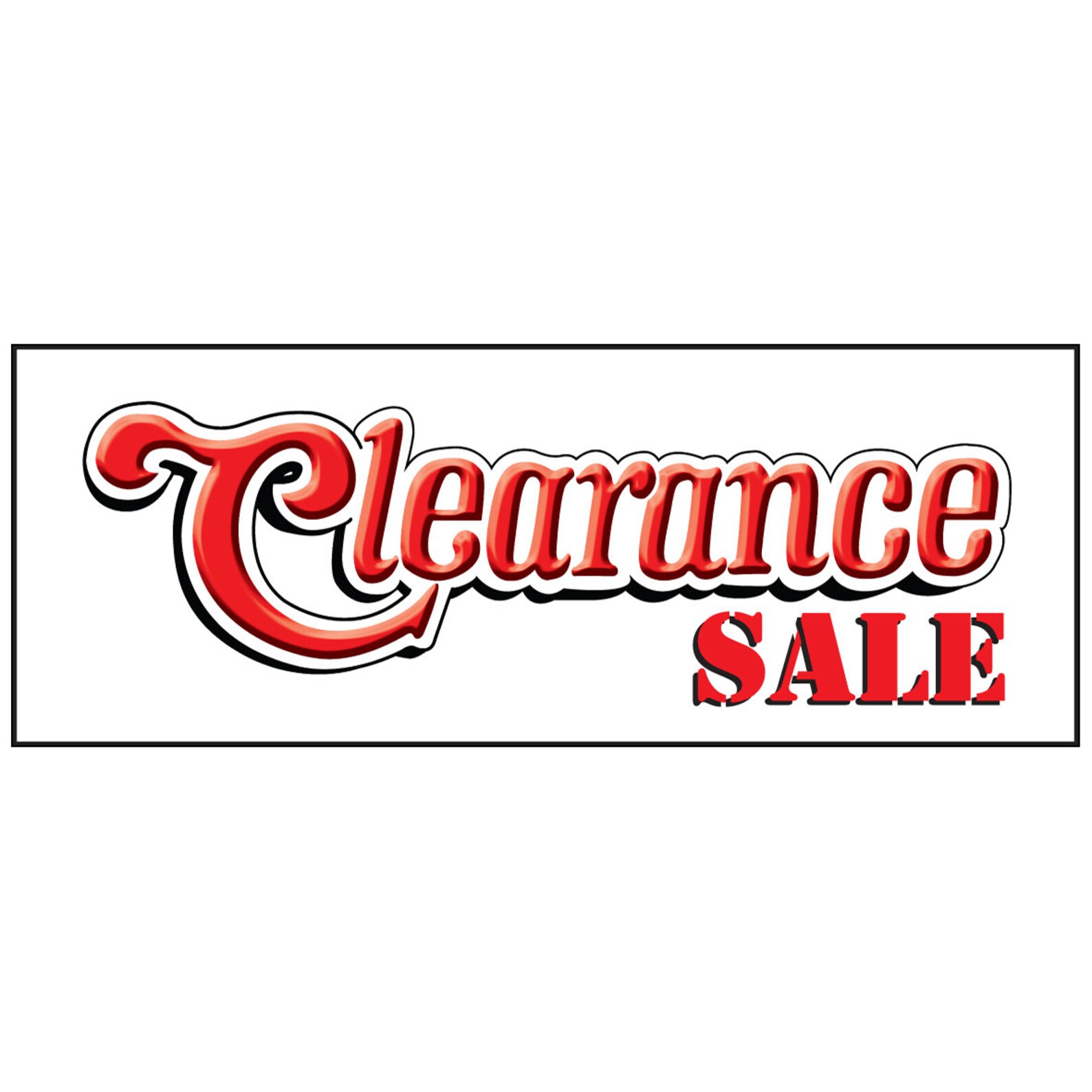Clearance Sale Vinyl Banner Retail Store Sign Etsy
