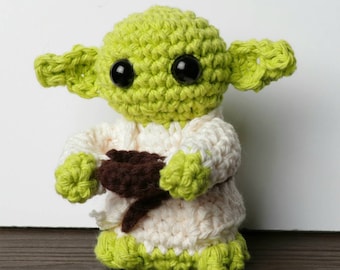 Peluche Grogu / Peluche Baby Yoga - Patrón de Ganchillo (Patrón Digital)