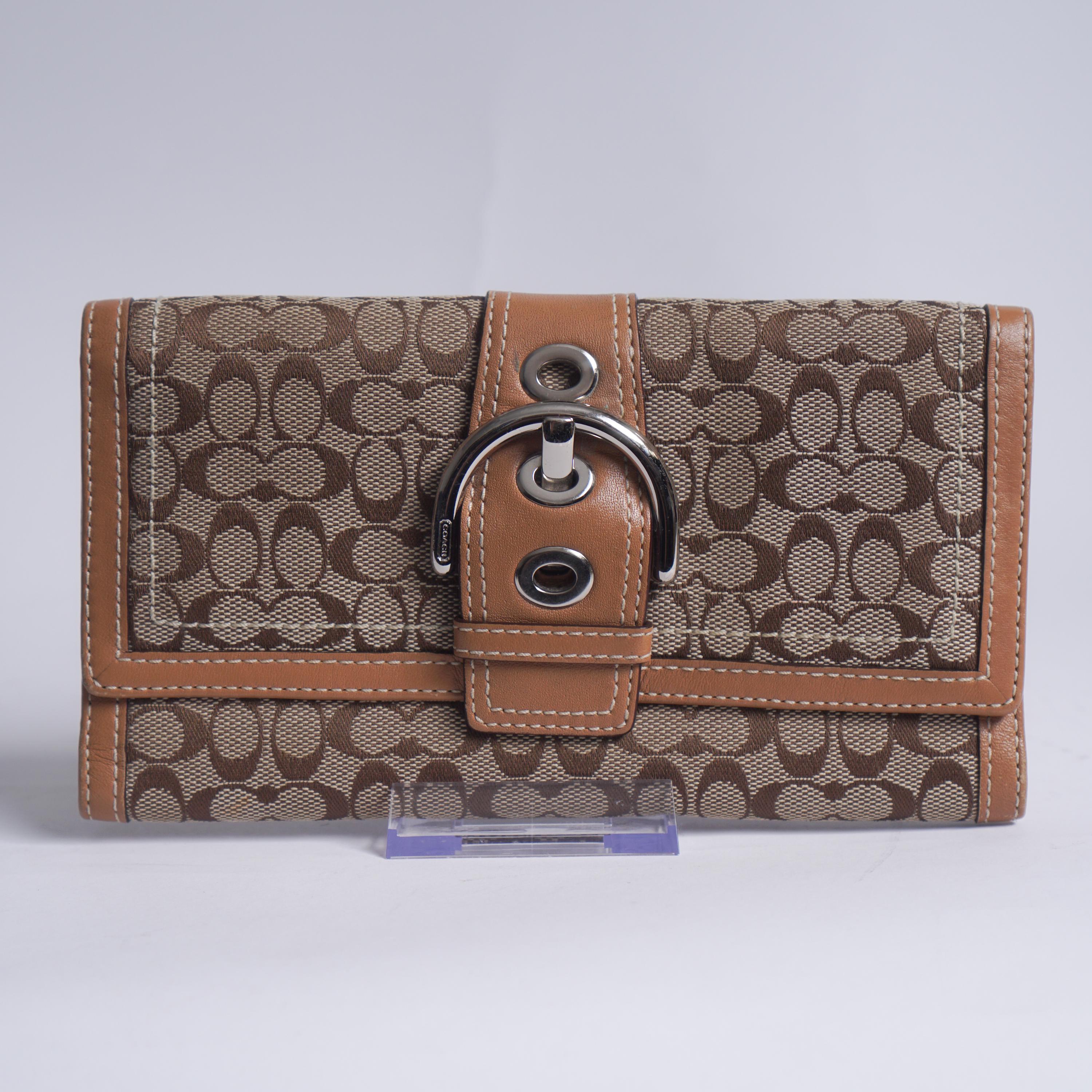 Coach Soho Flap Wallet Brown Bleeker y2k 【公式通販】