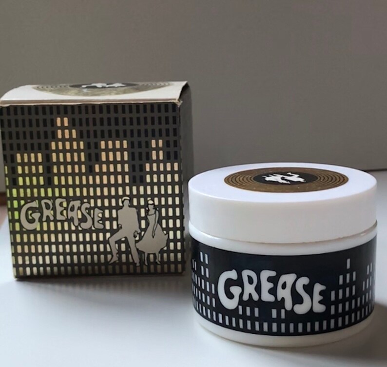 Grease Collectible Jar Tin Boxed 1970/1980 Excellent Etsy