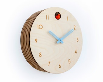 Modern Cuckoo Clock - Wooden Design - Handmade - Modern Design (GSKHY01)
